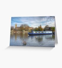Church on the Thames Greeting Card