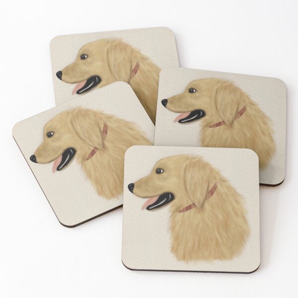 Item preview, Golden Retriever Bo watercolor designed and sold by BoandMe.