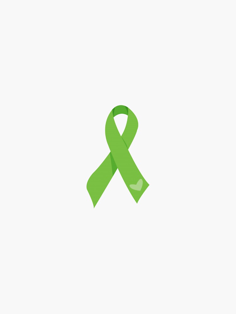 Light Green Awareness Ribbon | Sticker