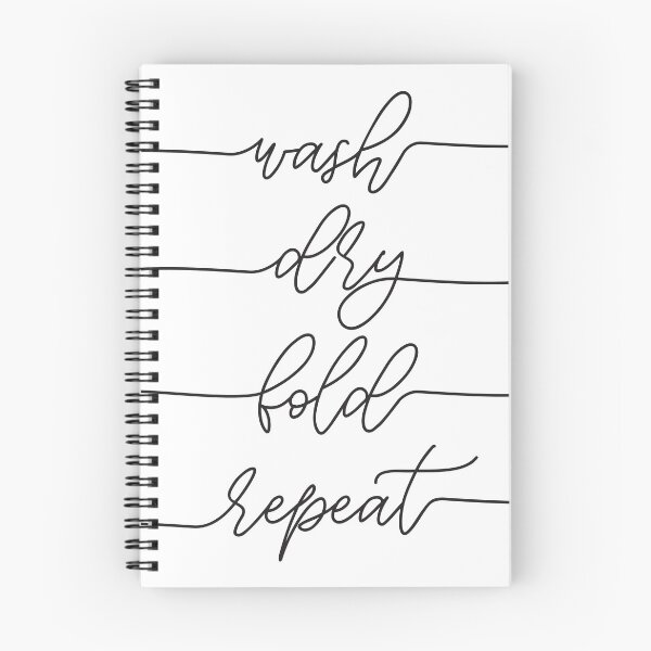 Item preview, Wash Dry Fold Repeat designed and sold by rofocreative.