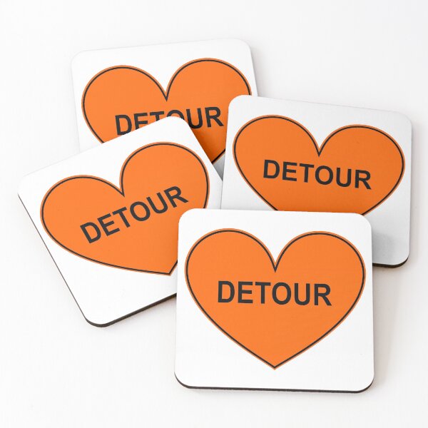 Item preview, Detour Heart Sign designed and sold by Zethinova.