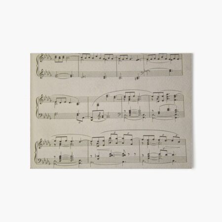 Sheet Music Art Board Prints Redbubble