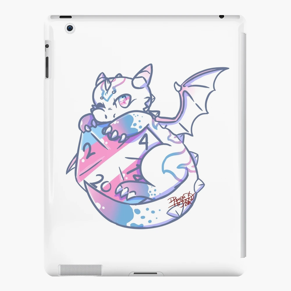 DnD Trans Pride Baby Dragon iPad Case & Skin for Sale by DharcArtStudios