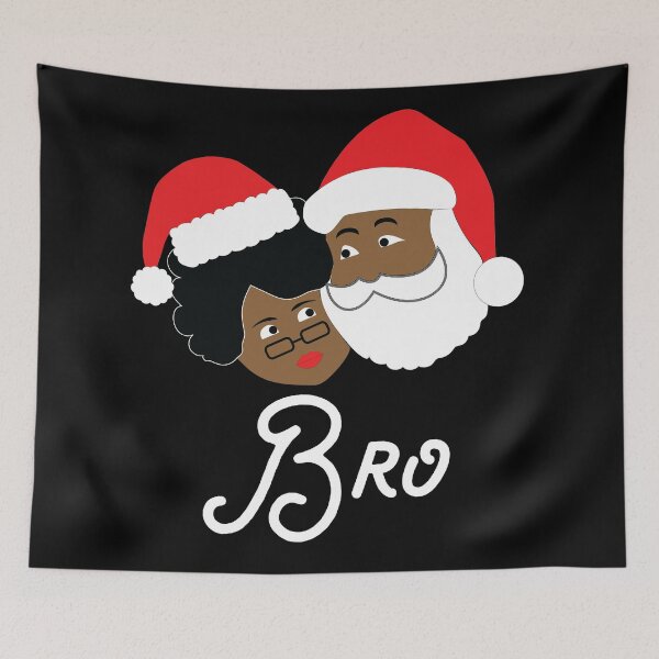 Item preview, Black Brother (Bro) - Matching Family Christmas Black Santa Mr/Mrs Claus designed and sold by blackartmatters.