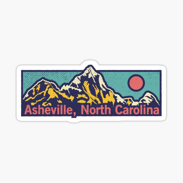Item preview, Asheville, North Carolina - Classic Outdoor Mountain Graphic Apparel designed and sold by Si Li.