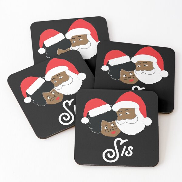 Item preview, Black Sister (Sis) - Matching Family Christmas Black Santa Mr/Mrs Claus designed and sold by blackartmatters.