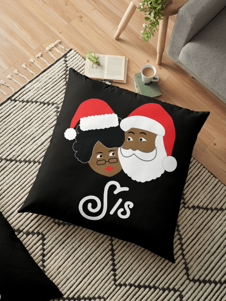 santa and mrs claus pillows