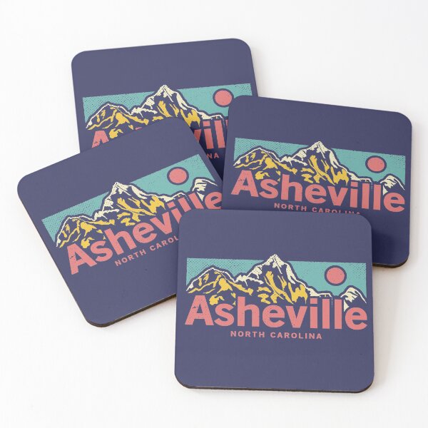 Item preview, Asheville, North Carolina - Classic Outdoor Mountain Graphic Apparel designed and sold by Si Li.