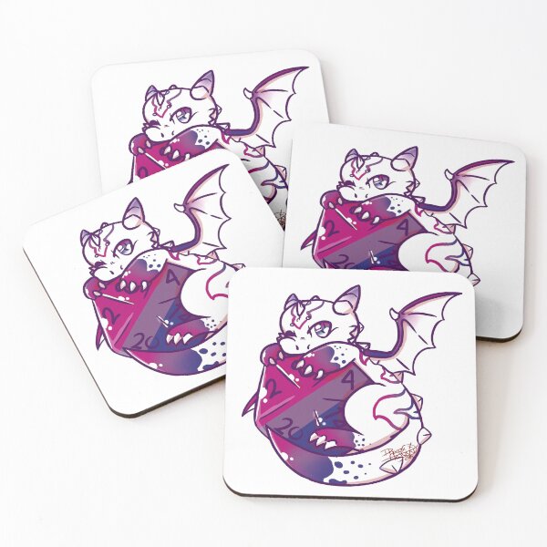 Item preview, DnD Bi Pride Baby Dragon designed and sold by DharcArtStudios.