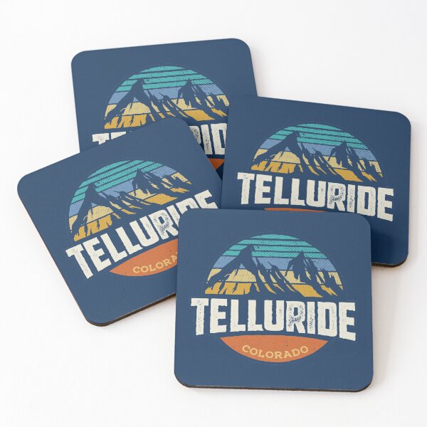 Item preview, Telluride Colorado - Vintage Mountain Buffalo Graphic Outdoor Apparel  designed and sold by Si Li.