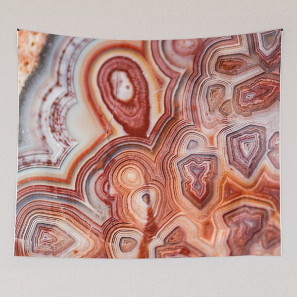Item preview, Geode pattern -  Thinking of red mountains designed and sold by Ilze Lucero.