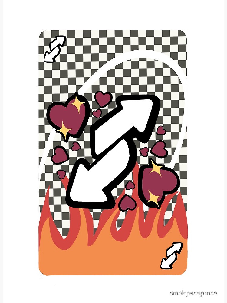 Aesthetic Uno Reverse Card Hearts