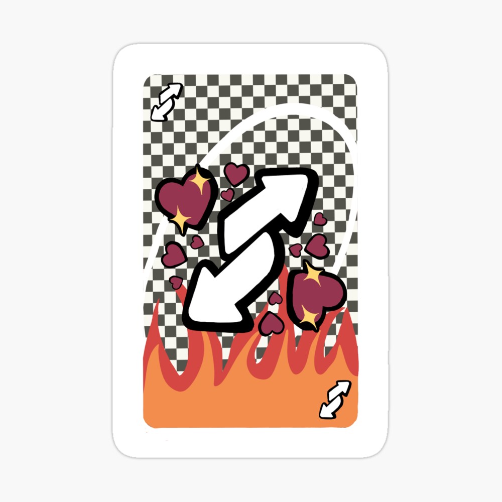 Reverse UNO Card Sticker for Sale by abbybobabby64