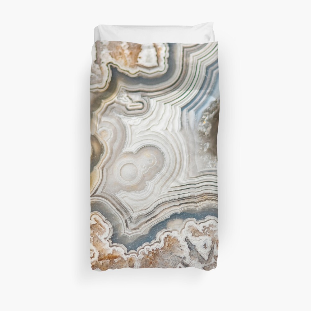 Abstract Agate geode Design Duvet Cover