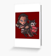 drawings for cats Greeting Card