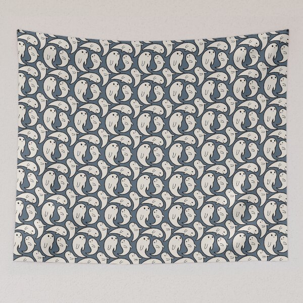 Item preview, Ghost Pattern Blue designed and sold by Samantha Fowler.