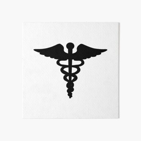 Caduceus Medical Symbol Black Caduceus Medical Symbol Black