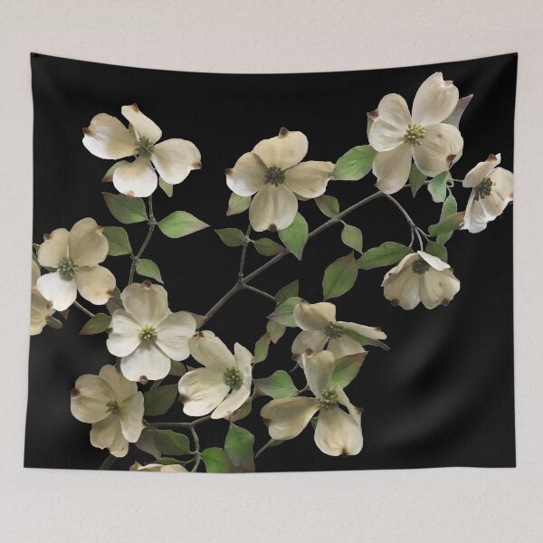 Item preview, white dogwood blossoms designed and sold by Candice Davis.