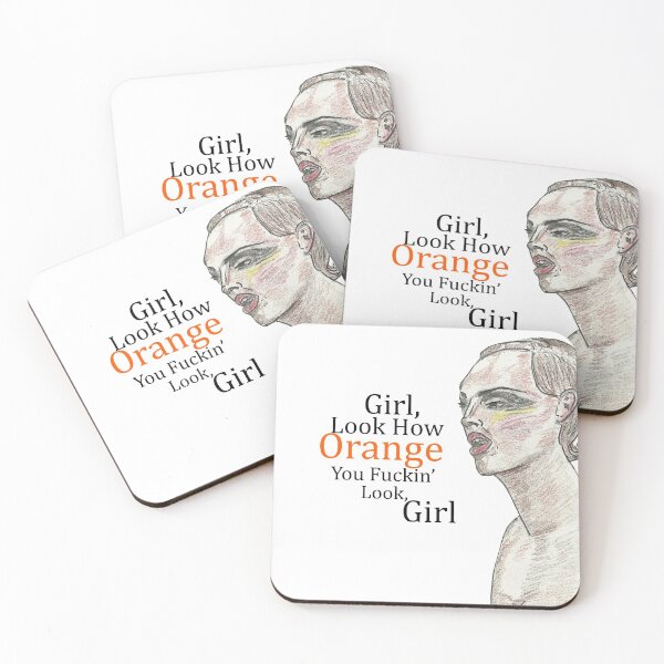 Item preview, "Girl, Look How Orange You F*ckin' Look, Girl" - Alyssa Edwards With Text designed and sold by Realityxart.
