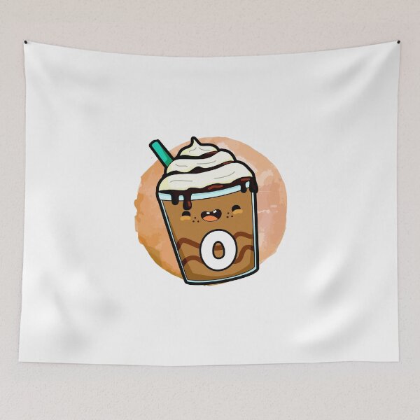 Item preview, Alphabet Letter O Happy Frappe designed and sold by kidsmonogram.