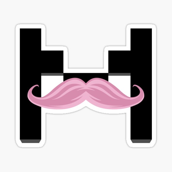 Markiplier's M with Moustache Sticker.