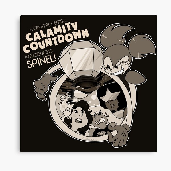 Steven Universe The Movie - Calamity Countdown Canvas Print