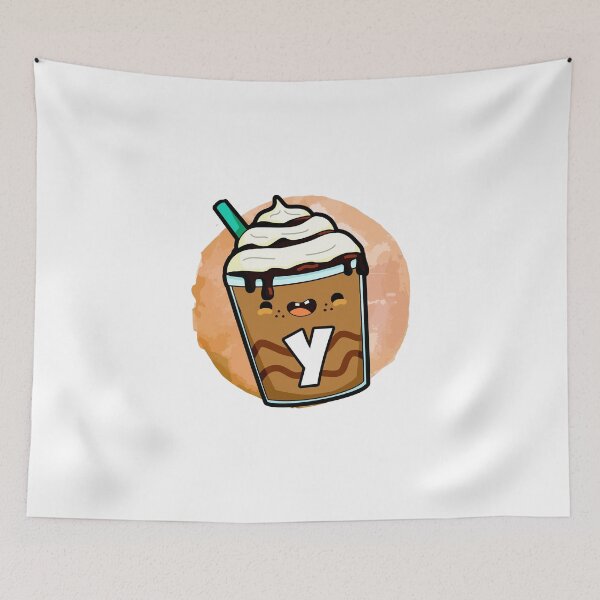 Item preview, Alphabet Letter Y Happy Frappe designed and sold by kidsmonogram.
