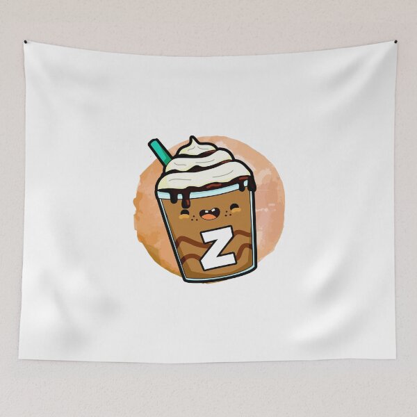Item preview, Alphabet Letter Z Happy Frappe designed and sold by kidsmonogram.