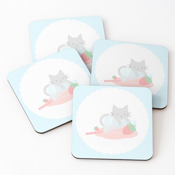 Item preview, Strawberry Cute Kittea designed and sold by lucidly.