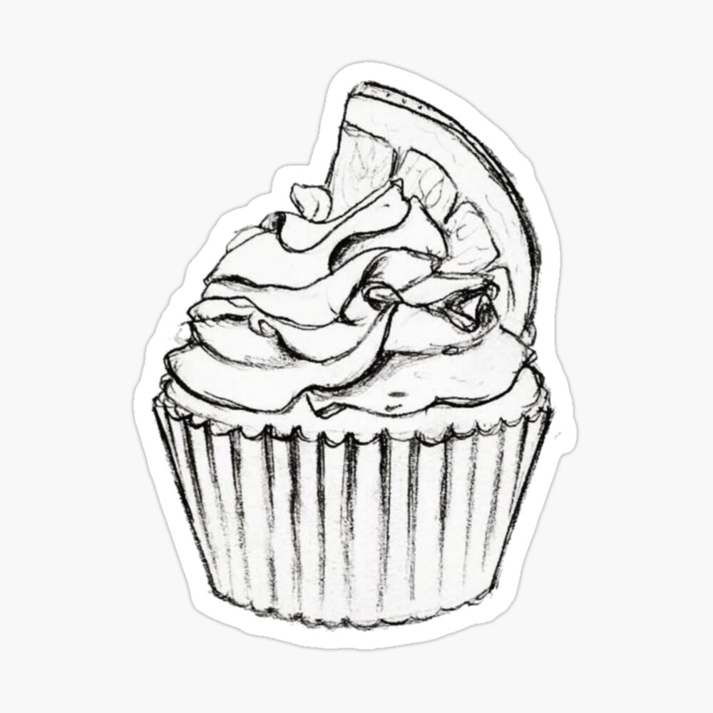 How to Draw A Easy Cupcake | TikTok