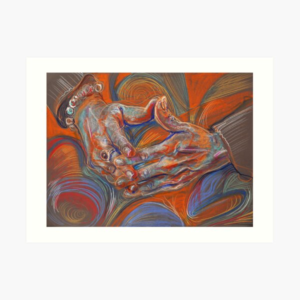 Folded Hands Art Print