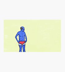 I Just Blue Myself. Photographic Print