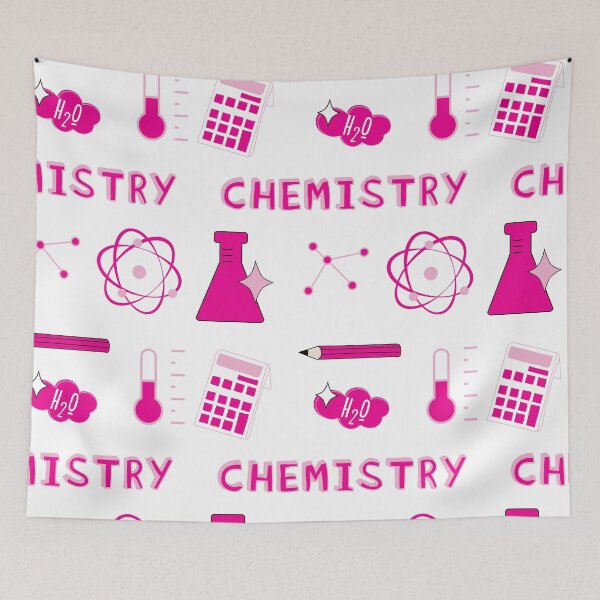 Item preview, Hot Pink Chemistry Subject Sticker Pack designed and sold by The-Goods.