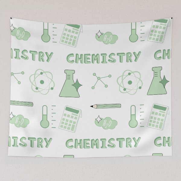 Item preview, Light Green Chemistry Subject Sticker Pack designed and sold by The-Goods.