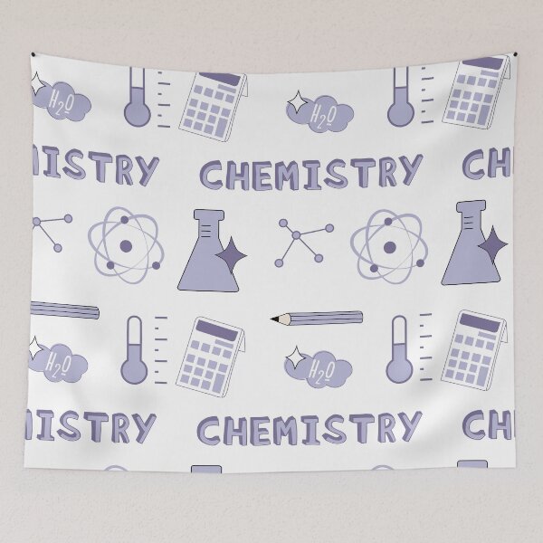 Item preview, Lilac Light Purple Chemistry Subject Sticker Pack designed and sold by The-Goods.