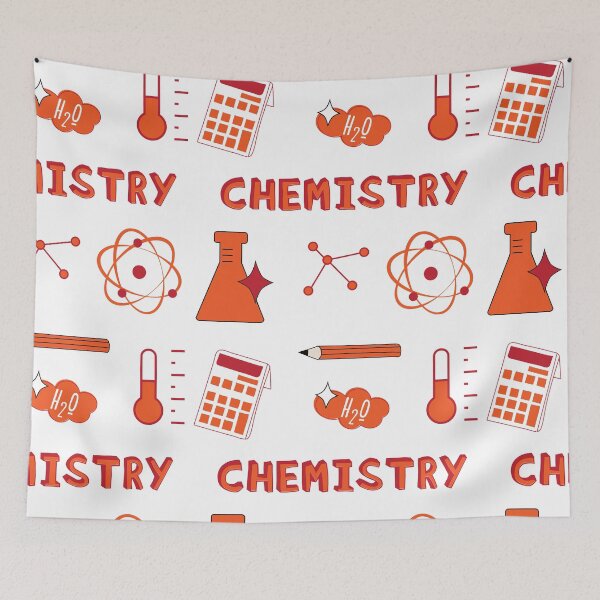 Item preview, Orange Chemistry Subject Sticker Pack designed and sold by The-Goods.