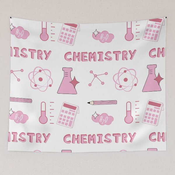 Item preview, Pink Chemistry Subject Sticker Pack designed and sold by The-Goods.