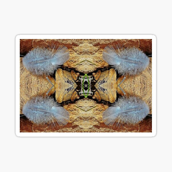 Feathers in the Outback Sticker