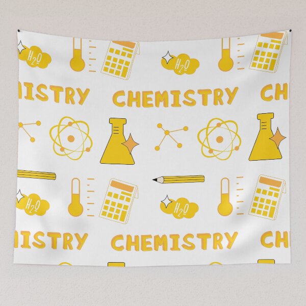 Item preview, Yellow Chemistry Subject Sticker Pack designed and sold by The-Goods.