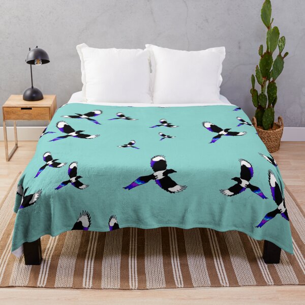 Item preview, Magpies in flight designed and sold by KittyKez.