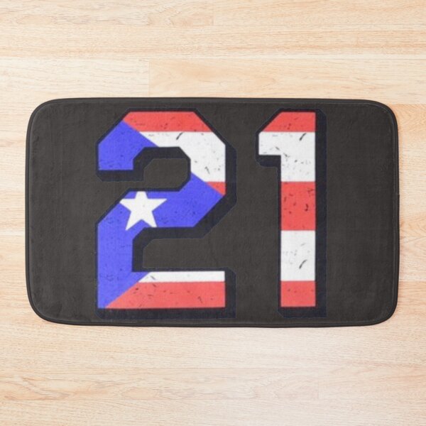 Item preview, Retired Numbers: #21 Clemente - Puerto Rico designed and sold by AmericanTeeCo.