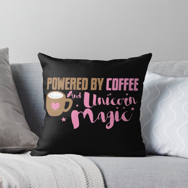 Item preview, Powered by coffee and unicorn magic designed and sold by jazzydevil.