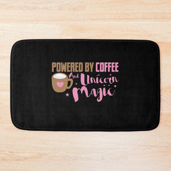 Item preview, Powered by coffee and unicorn magic designed and sold by jazzydevil.