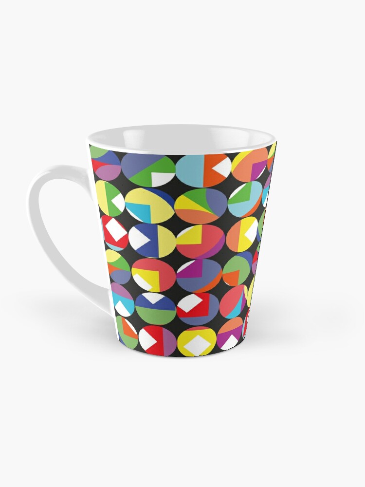 Color Block Funky Bee Coffee Mug by ChristineAmber Design