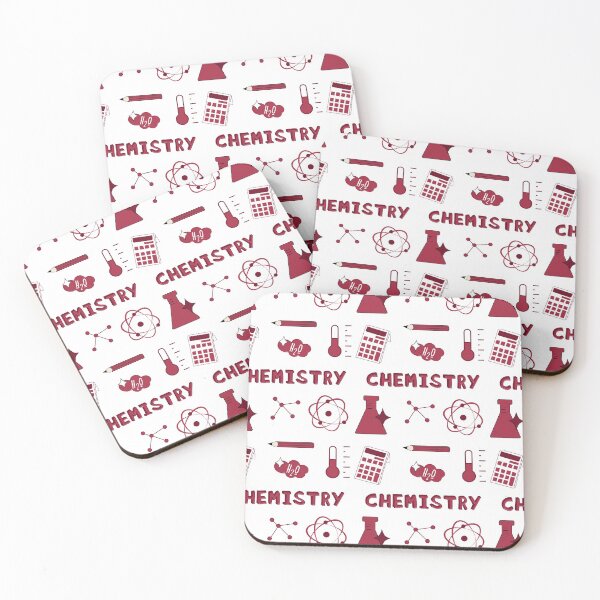 Item preview, Maroon Chemistry Subject Sticker Pack designed and sold by The-Goods.