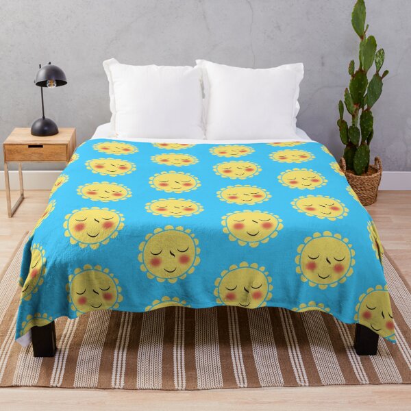 Item preview, Flower sunny happy sleepy face designed and sold by jazzydevil.