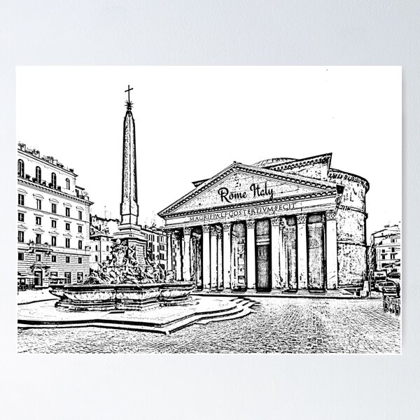 Item preview, Rome, Italy - Impressive Pantheon designed and sold by leemcnut.