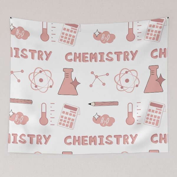 Item preview, Peach Blush Pink Chemistry Subject Sticker Pack designed and sold by The-Goods.