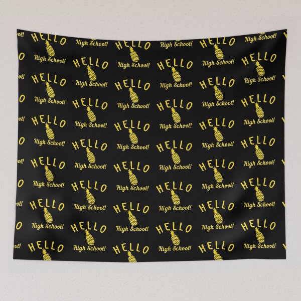 Item preview, Hello High School with pineapple designed and sold by jazzydevil.