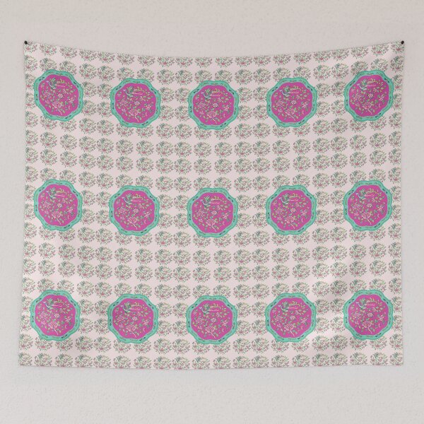 Item preview, Pink-Jade PERANAKAN PLATE designed and sold by designsMM.
